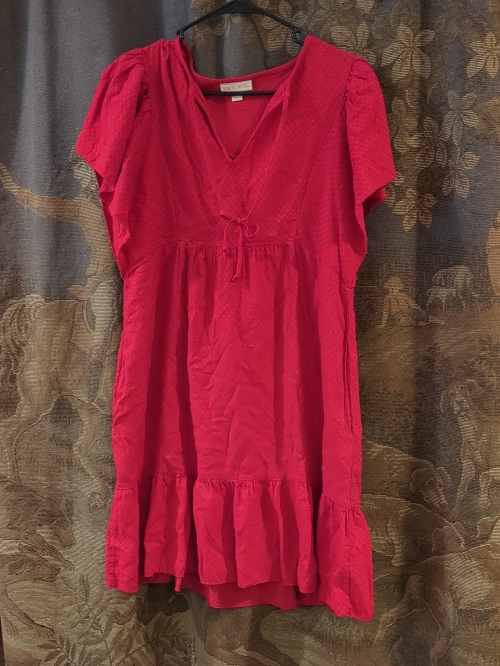Red Knox Rose Dress
